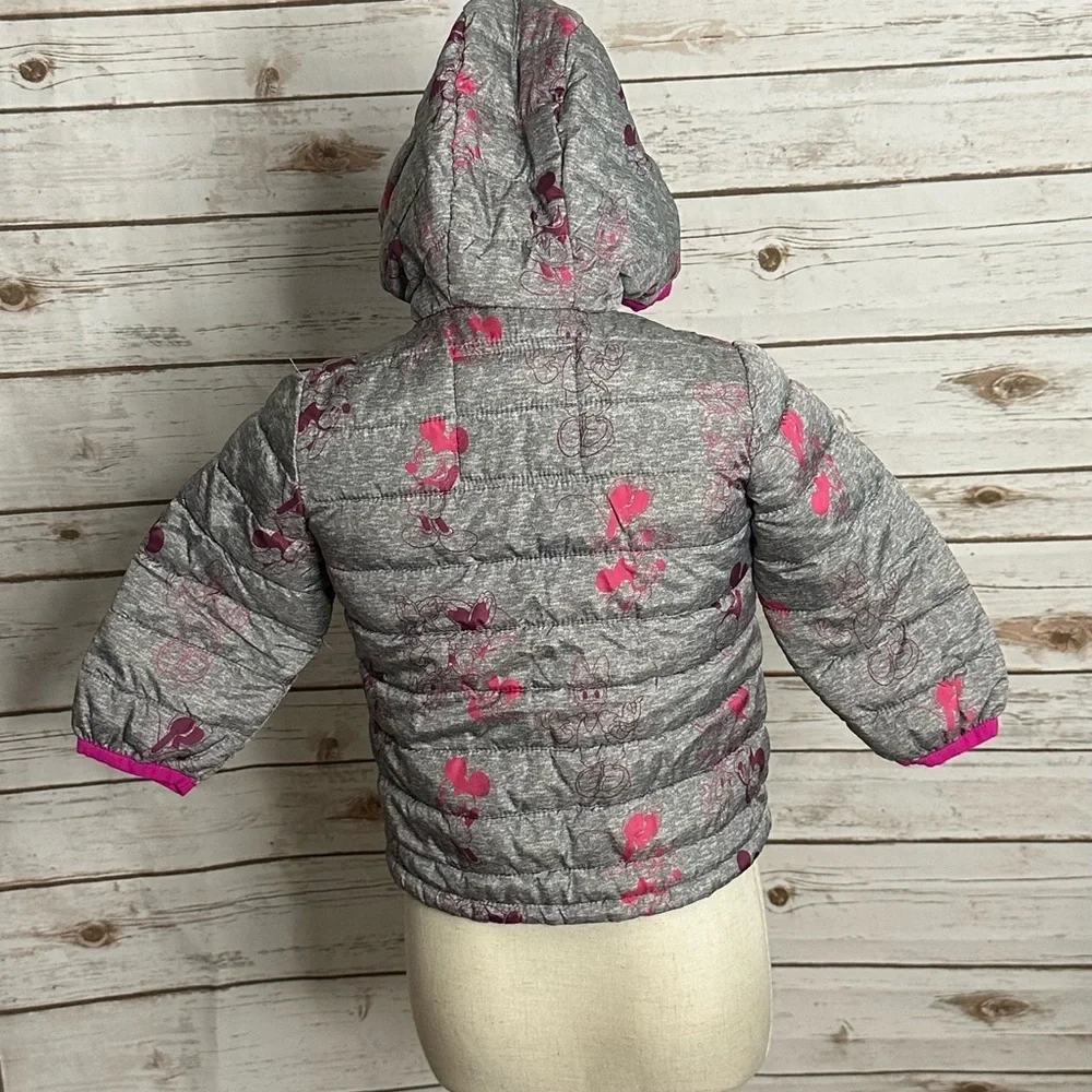 Disney x baby GAP ColdControl hooded puffer jacket Size 18-24M